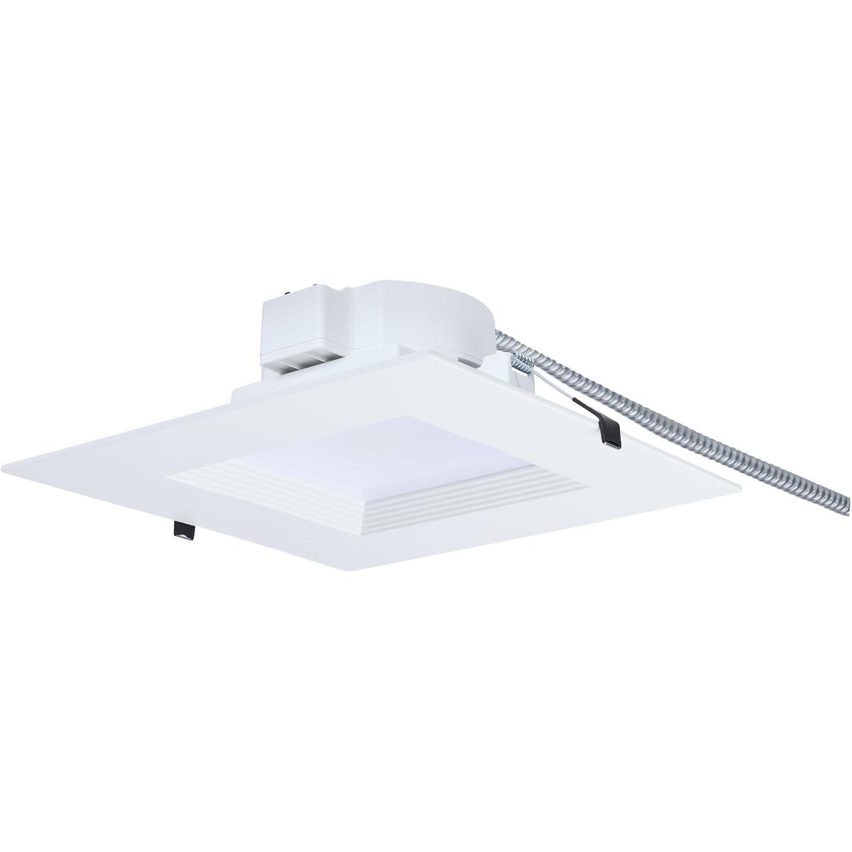 35W Field Selectable LED 10-Inch Commercial Downlight Square 120-277 Volt