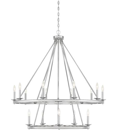 Savoy House 1-312-15-109 Middleton 15 Light 45 inch Polished Nickel Chandelier Ceiling Light, Essentials photo