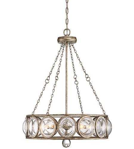 Warwick 5 light chandelier