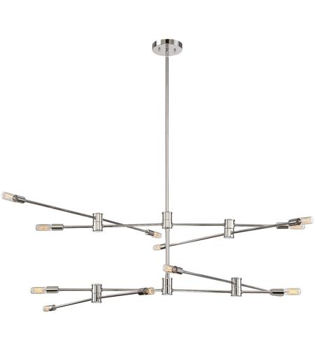 Savoy House 1-7001-12-109 Lyrique 12 Light 54 inch Polished Nickel Chandelier Ceiling Light photo