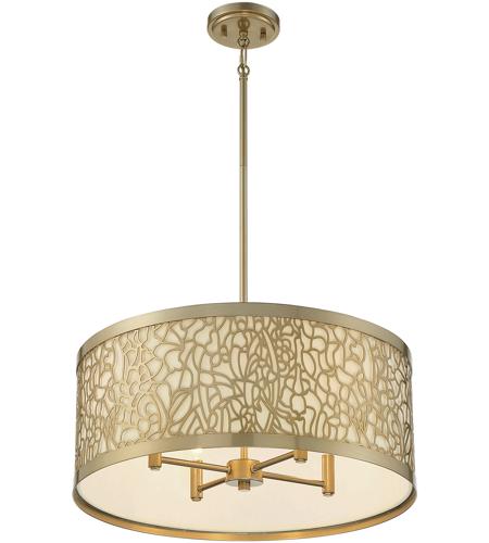 Savoy House 1-7500-4-171 New Haven 4 Light 22 inch New Burnished Brass Pendant Ceiling Light 1-7500-4-171_D.jpg
