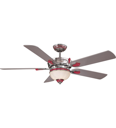 Indoor Ceiling Fan In Red Zinger, Savoy House Ceiling Fans