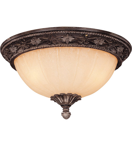 Savoy House Grenada 3 Light Flush Mount In Moroccan Bronze 6 750 16 241