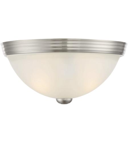 Savoy House KP-6-506-15-69 Flush Mount with White Marble Shades Pewter Finish 
