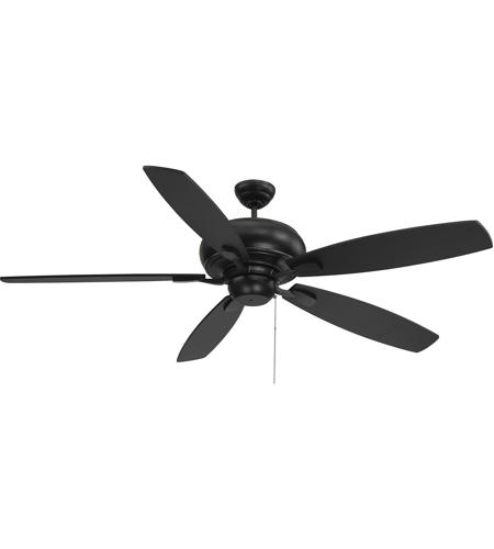 Savoy House 68 227 589 89 Wind Star 68 Inch Matte Black With Black Blades Ceiling Fan