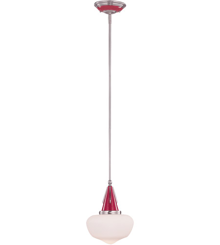 Savoy House Retro Rocket Mini Pendant In Red Zinger 7 2907 1 204