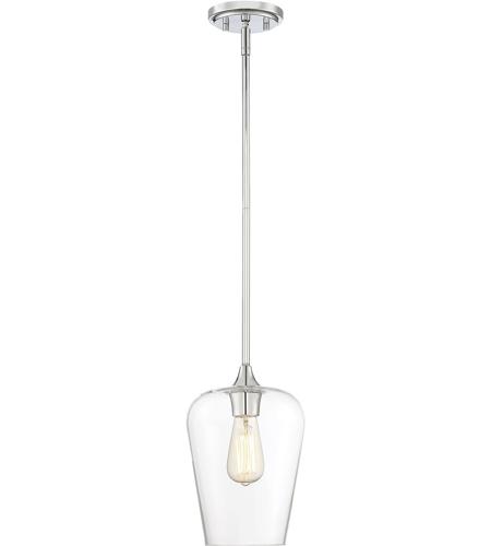 Savoy House 7-4036-1-11 Octave 1 Light 8 inch Polished Chrome Pendant Ceiling Light, Essentials photo