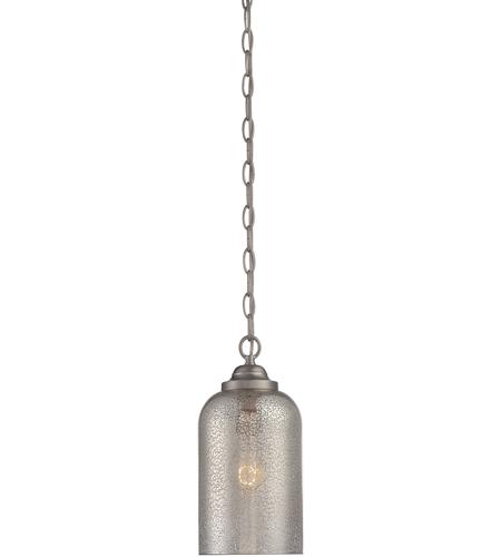 Savoy House 7 701 1 Sn Bally 1 Light 7 Inch Satin Nickel Pendant