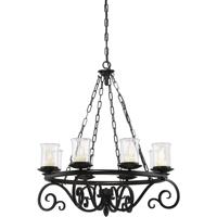 Savoy House 1-1120-8-BK Welch 8 Light 32 inch Black Outdoor Chandelier photo thumbnail