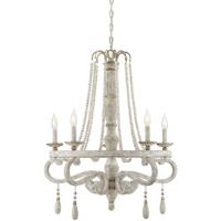Savoy House 1-9993-5-155 Helena 5 Light 28 inch Provence with Gold Accents Chandelier Ceiling Light photo thumbnail