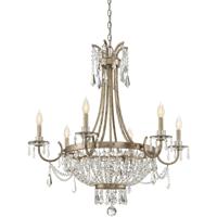 Savoy House 1-3060-6-60 Claiborne 6 Light 33 inch Distressed Gold Chandelier Ceiling Light alternative photo thumbnail