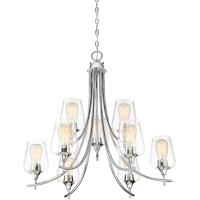 Savoy House 1-4033-9-11 Octave 9 Light 30 inch Polished Chrome Chandelier Ceiling Light, Essentials alternative photo thumbnail