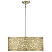 Savoy House 1-7500-4-171 New Haven 4 Light 22 inch New Burnished Brass Pendant Ceiling Light thumb
