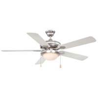 Savoy House 52-CDC-5RV-SN Sierra Madres 52 inch Satin Nickel with White and Chestnut Blades Ceiling Fan alternative photo thumbnail