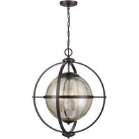Savoy House 7-1872-3-28 Pearl 3 Light 21 inch Oiled Burnished Bronze Pendant Ceiling Light in Oil Burnished Bronze photo thumbnail