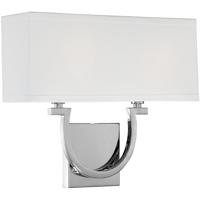 Rhodes 2 Light 14 inch Polished Nickel Sconce Wall Light