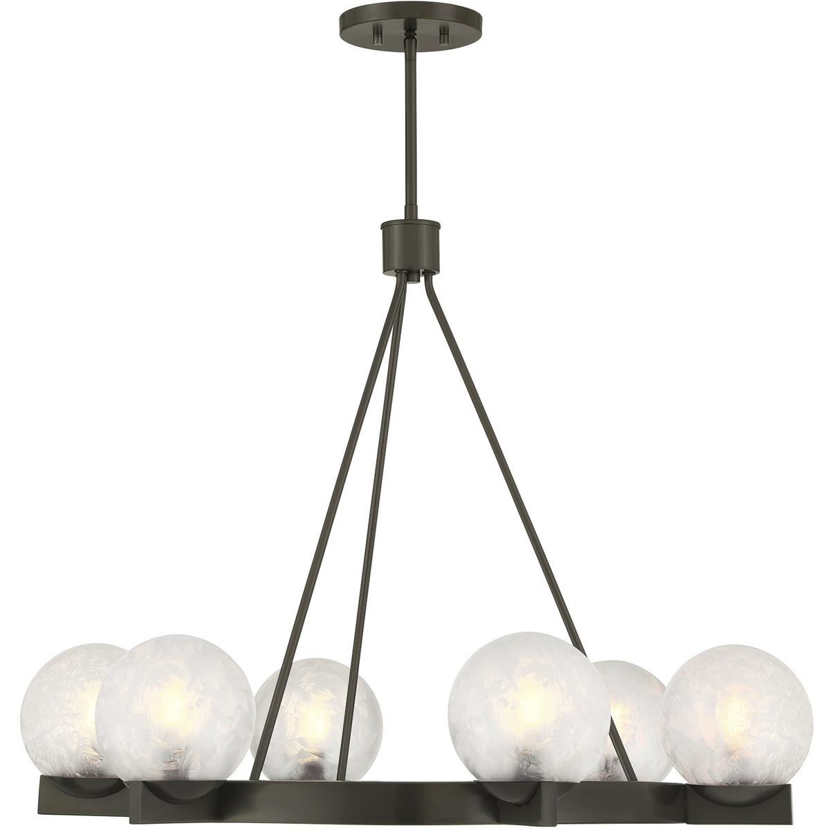 Savoy House 1-1014-6-15 Darien 6 Light 32 inch Mediterranean Bronze Chandelier Ceiling Light
