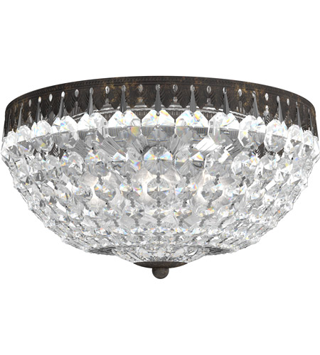 schonbek crystal flush mount