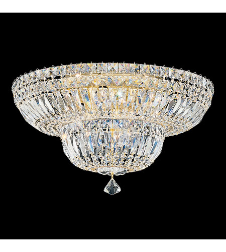 schonbek crystal flush mount