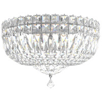 Schonbek 5892-40M Petit Crystal Deluxe 5 Light 12 inch Silver Flush Mount Ceiling Light in Polished Silver, Petite Deluxe Gemcut alternative photo thumbnail