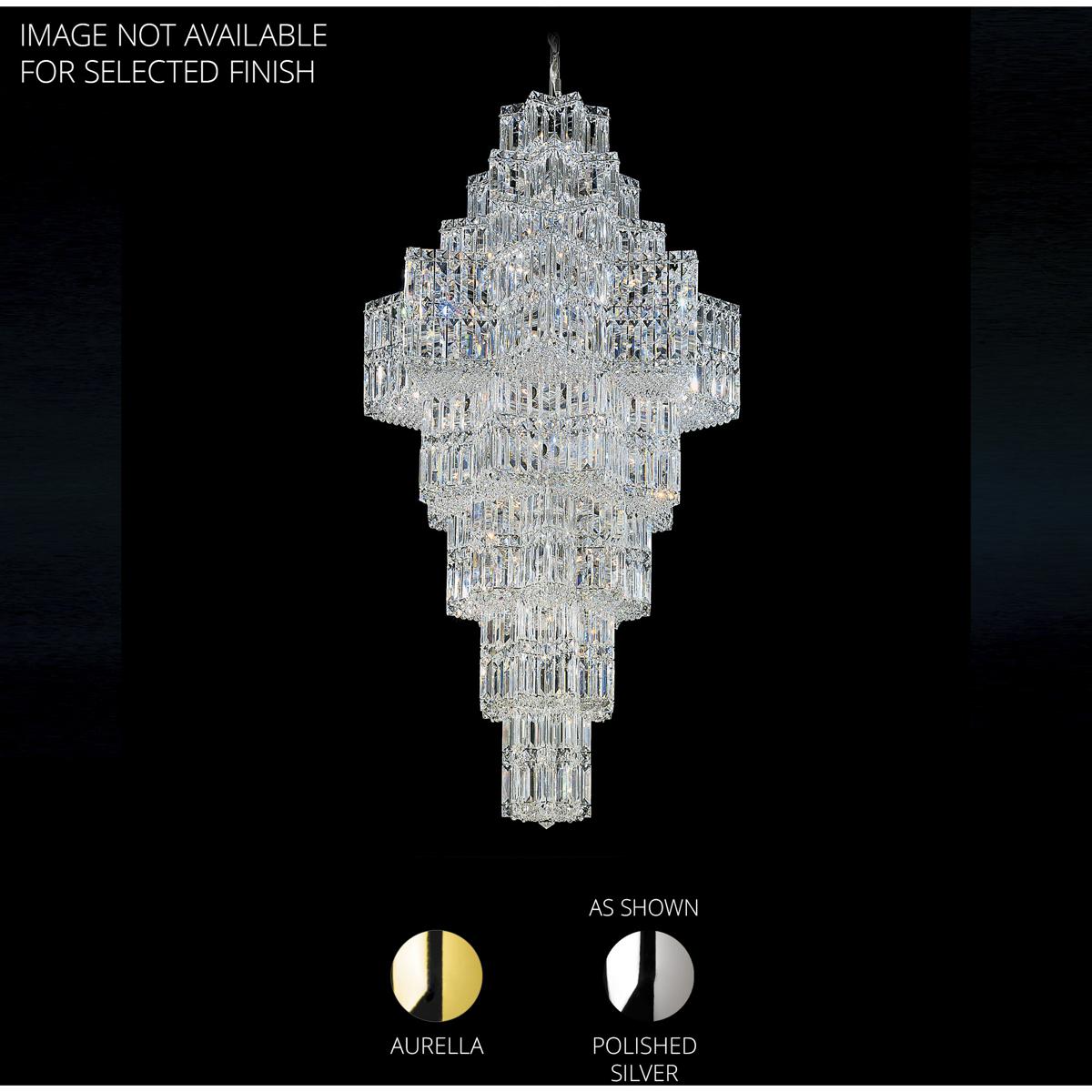 Schonbek 2727-211O Equinoxe 63 Light Aurelia Chandelier Ceiling Light in Optic
