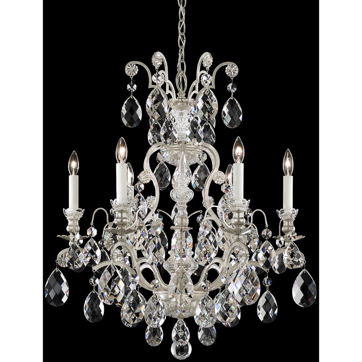 Schonbek 3770-51R Signature Legacy Renaissance 7 Light 23.5 inch Black Chandelier Ceiling Light in Radiance