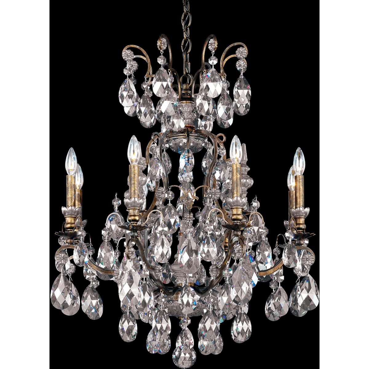 Schonbek 3771-23R Signature Legacy Renaissance 9 Light 26.5 inch Etruscan Gold Chandelier Ceiling Light in Radiance