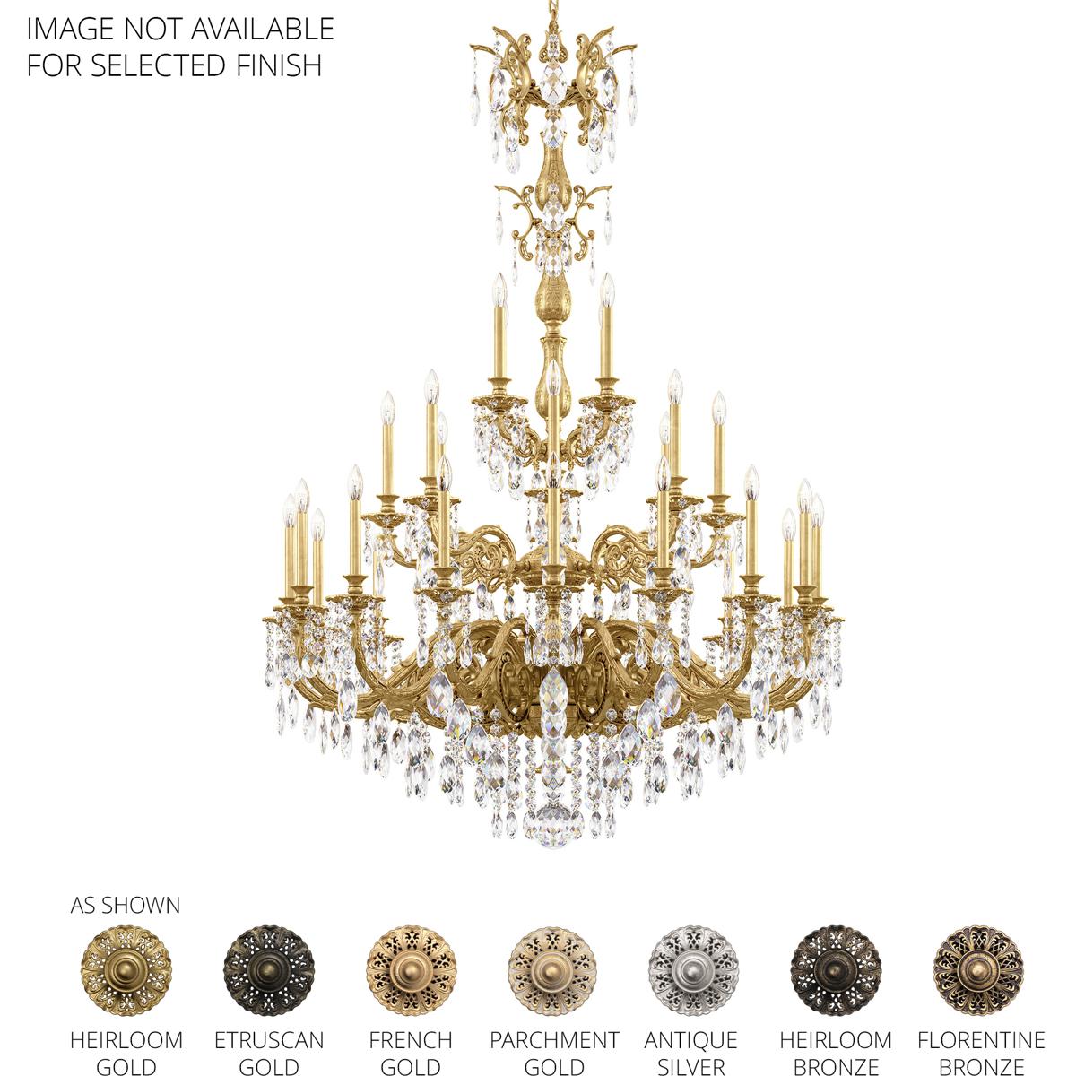 Schonbek 5688-23R Milano 28 Light Etruscan Gold Chandelier Ceiling Light in Radiance