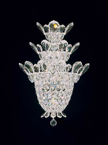 Schonbek 5888R Trilliane 4 Light 6.5 inch Silver Wall Sconce Wall Light in Radiance