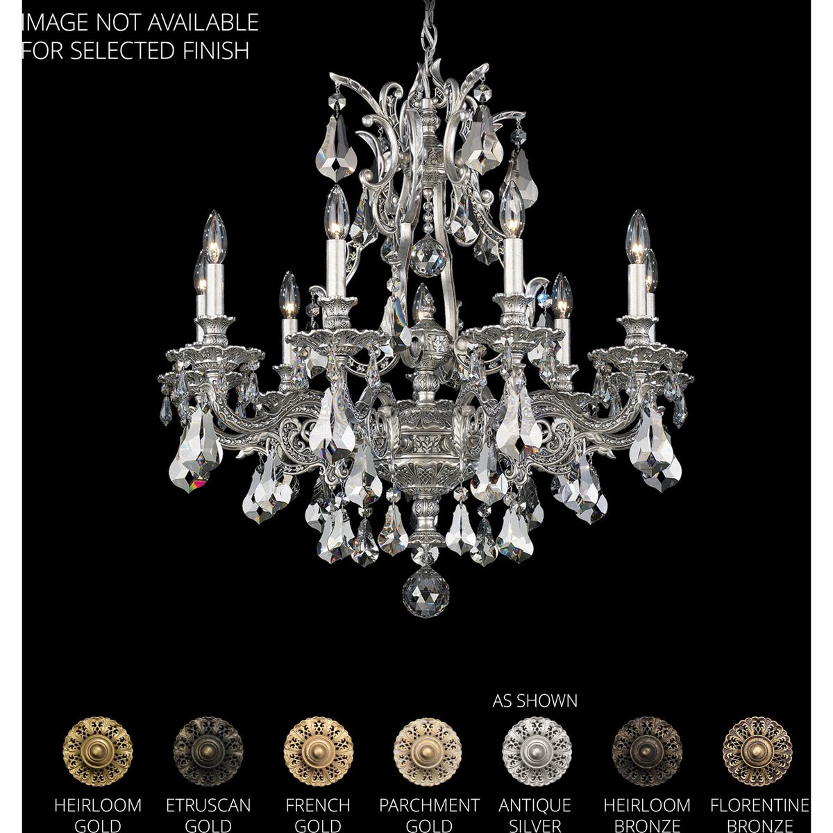 Schonbek 6949-23H Sophia 9 Light Etruscan Gold Chandelier Ceiling Light in Heritage