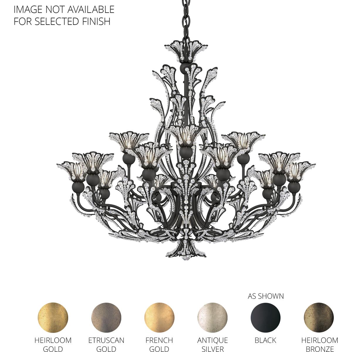 Schonbek 7864-22R Rivendell 16 Light Heirloom Gold Chandelier Ceiling Light
