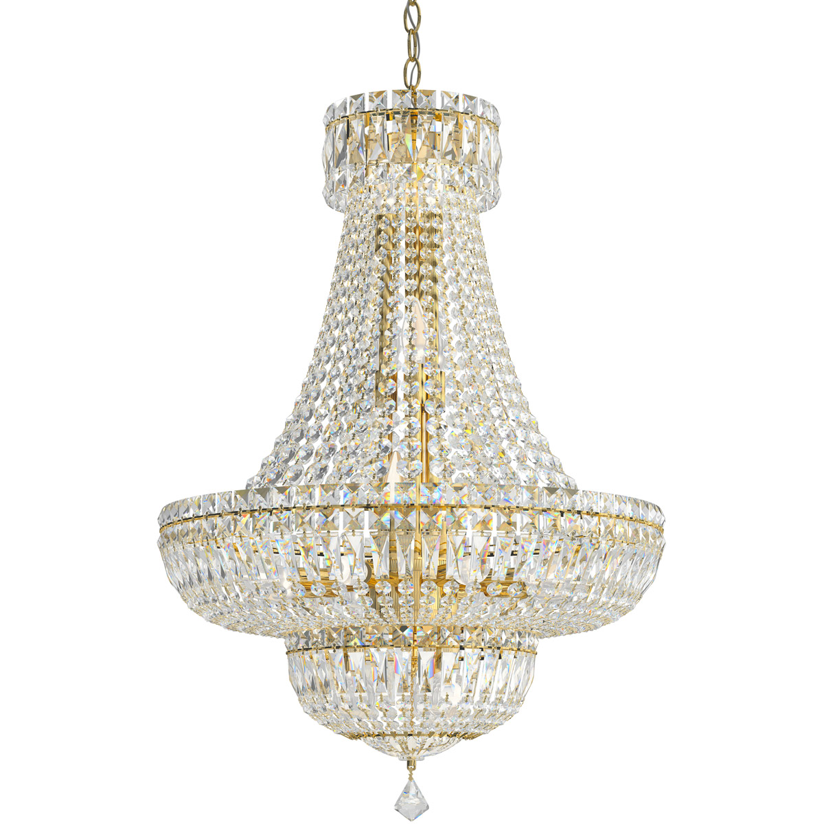 schonbek 6616-211s petit crystal deluxe 20 light