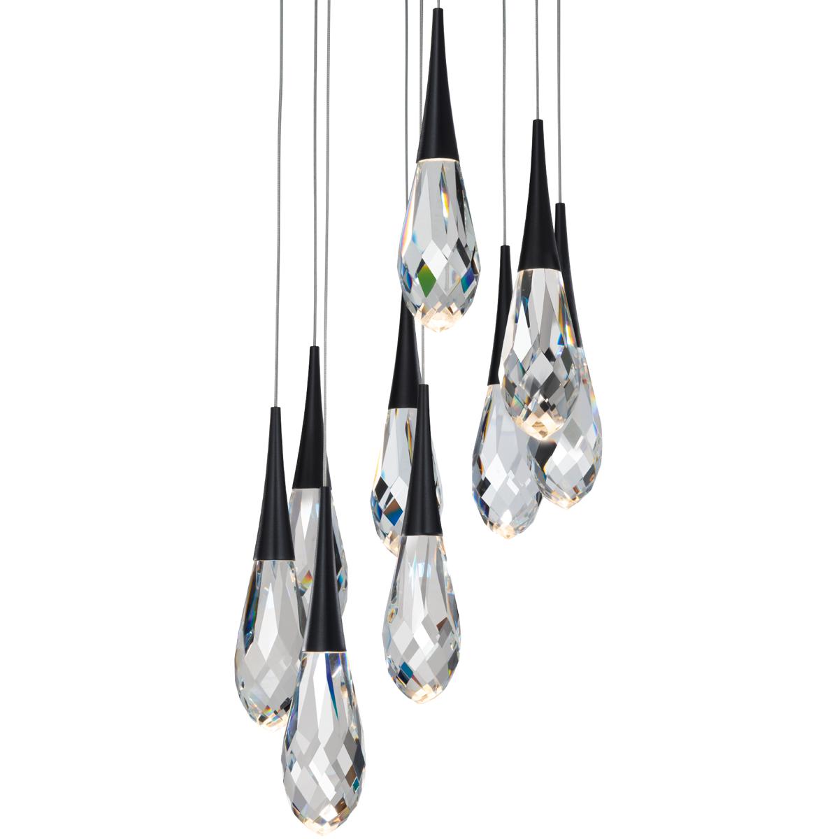 Schonbek BPD21209BK Beyond Hibiscus LED 17 inch Black MultiLight Pendant Ceiling Light Beyond