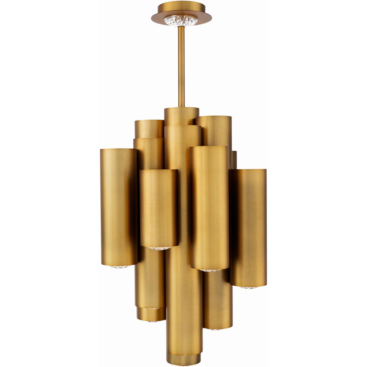 Schonbek BPD41526-AB Beyond Tamara LED 26 inch Aged Brass Multi-Light Pendant Ceiling Light