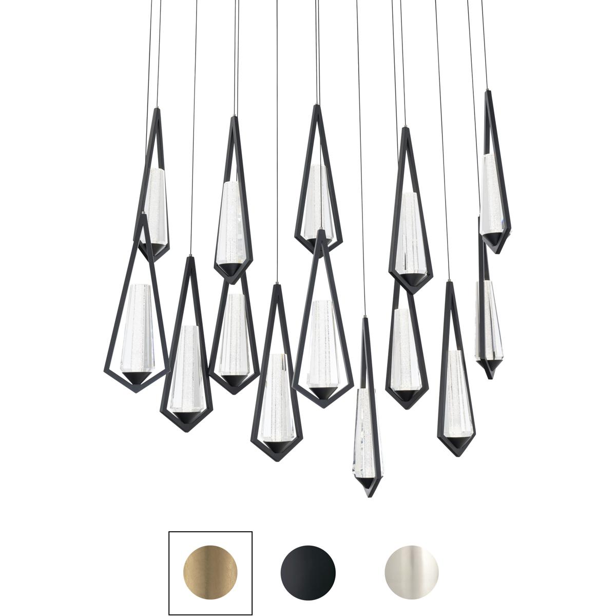 Schonbek BPD66214L-AB Beyond Devotion LED 9.5 inch Aged Brass Multi-Light Pendant Ceiling Light