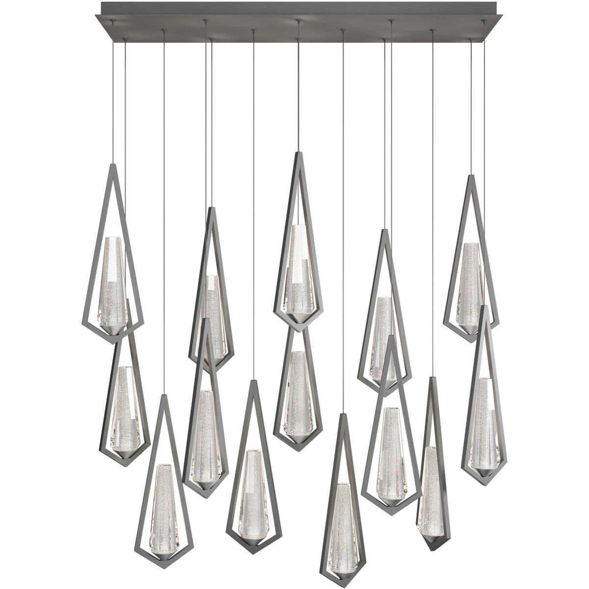 Schonbek BPD66214L-SN Beyond Devotion LED 9.5 inch Satin Nickel Multi-Light Pendant Ceiling Light