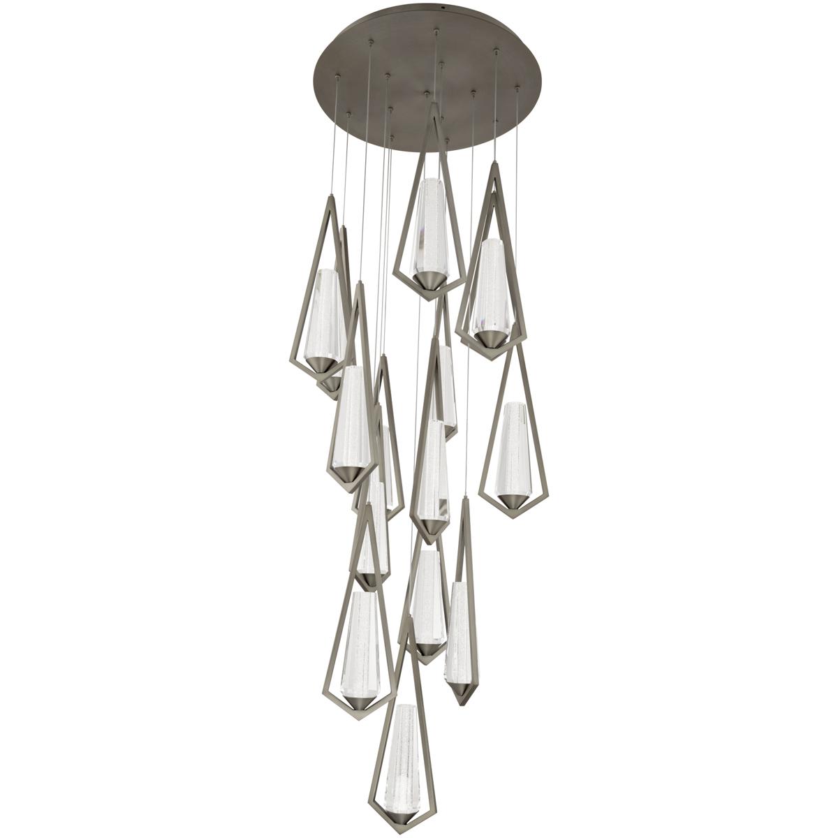 Schonbek BPD66215-SN Beyond Devotion LED 23 inch Satin Nickel Multi-Light Pendant Ceiling Light