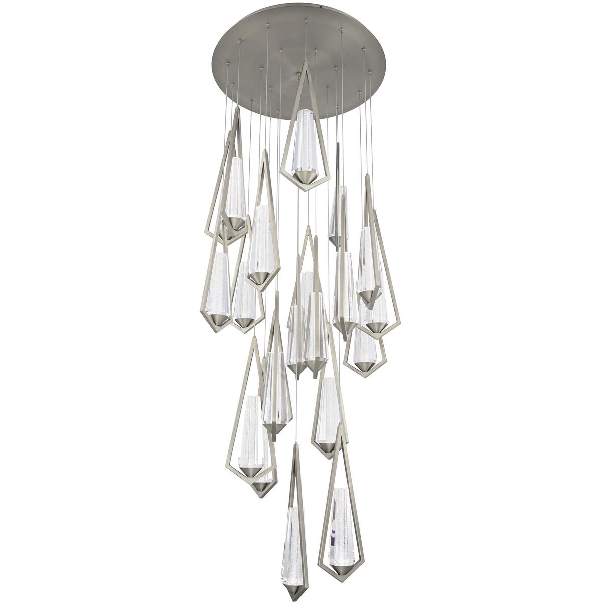 Schonbek BPD66221-SN Beyond Devotion LED 26 inch Satin Nickel Multi-Light Pendant Ceiling Light