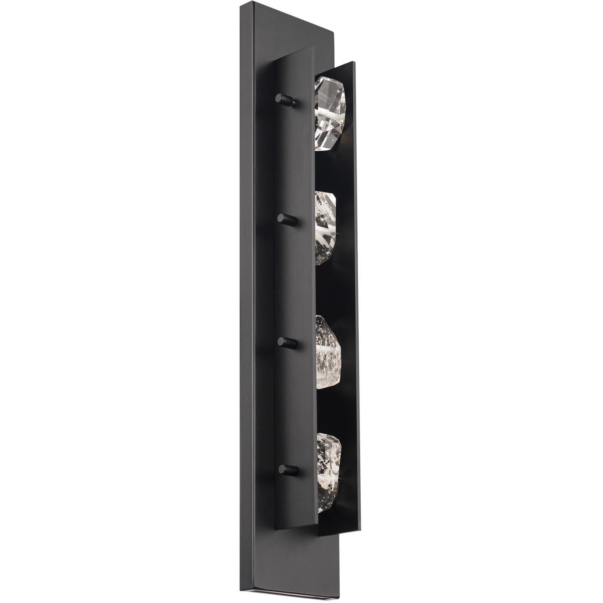 Schonbek BWSW10328BK Beyond Strata LED 28 inch Black Outdoor Wall Light Beyond