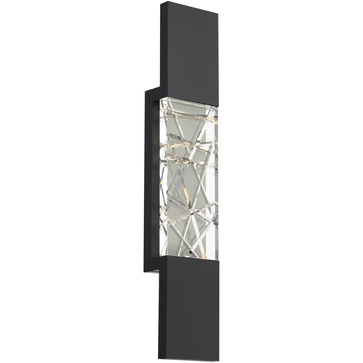 Schonbek BWSW32327BK Beyond Glacier LED 27 inch Black Outdoor Wall Light Beyond