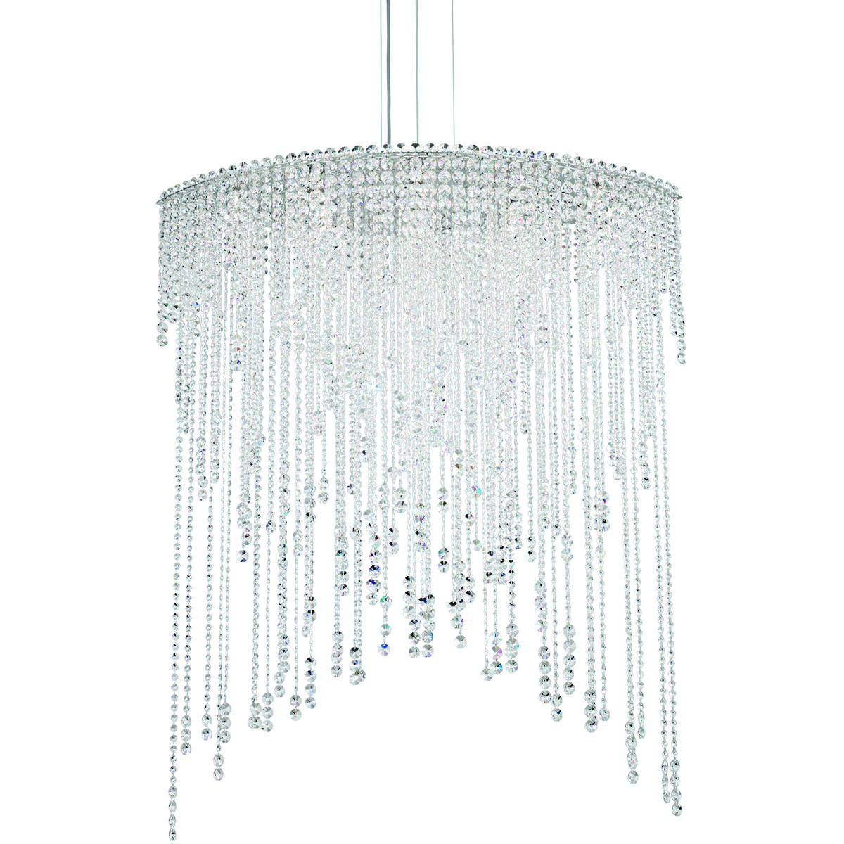 Schonbek CH4813N-401R Chantant 8 Light 22 inch Polished Stainless Steel Pendant Ceiling Light in Radiance