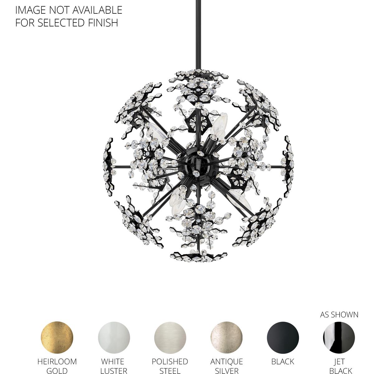 Schonbek DN1018N-306R Esteracae 6 Light White Luster Pendant Ceiling Light in Radiance