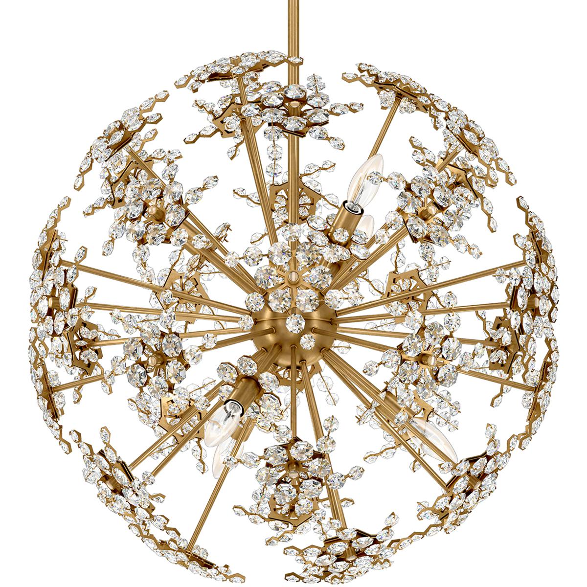Schonbek DN1024N-22R Esteracae 6 Light Heirloom Gold Pendant Ceiling Light in Radiance