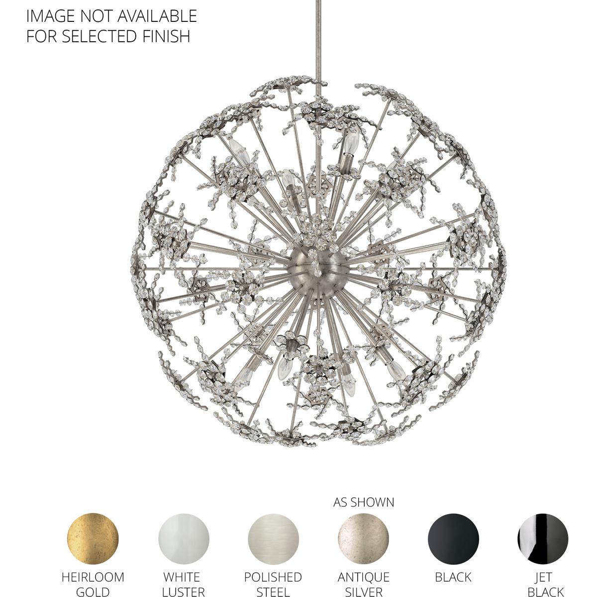 Schonbek DN1036N-306R Esteracae 8 Light White Luster Pendant Ceiling Light in Radiance