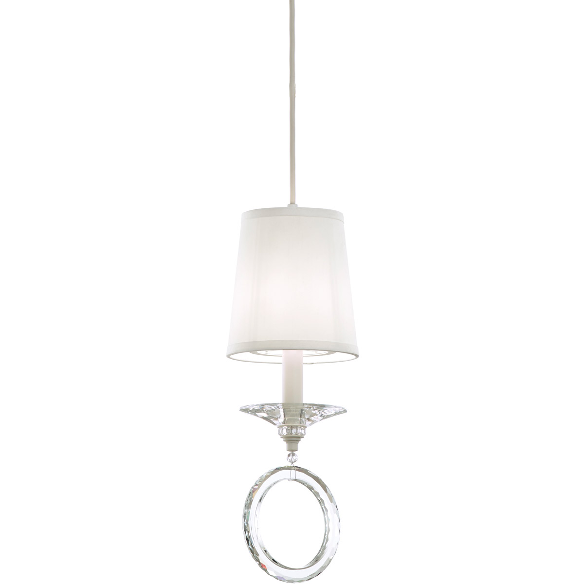 Schonbek MA1003N-55O Emilea 1 Light 6 inch Jet Black Mini Pendant Ceiling Light