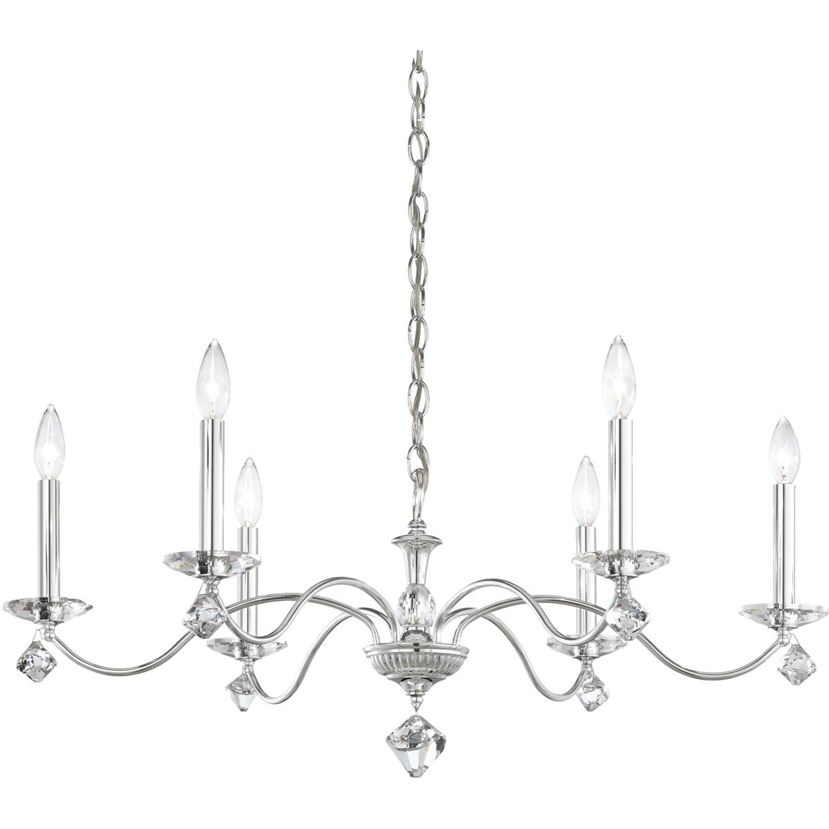Schonbek MD1006N-40H Modique 6 Light 32 inch Polished Silver Chandelier Ceiling Light