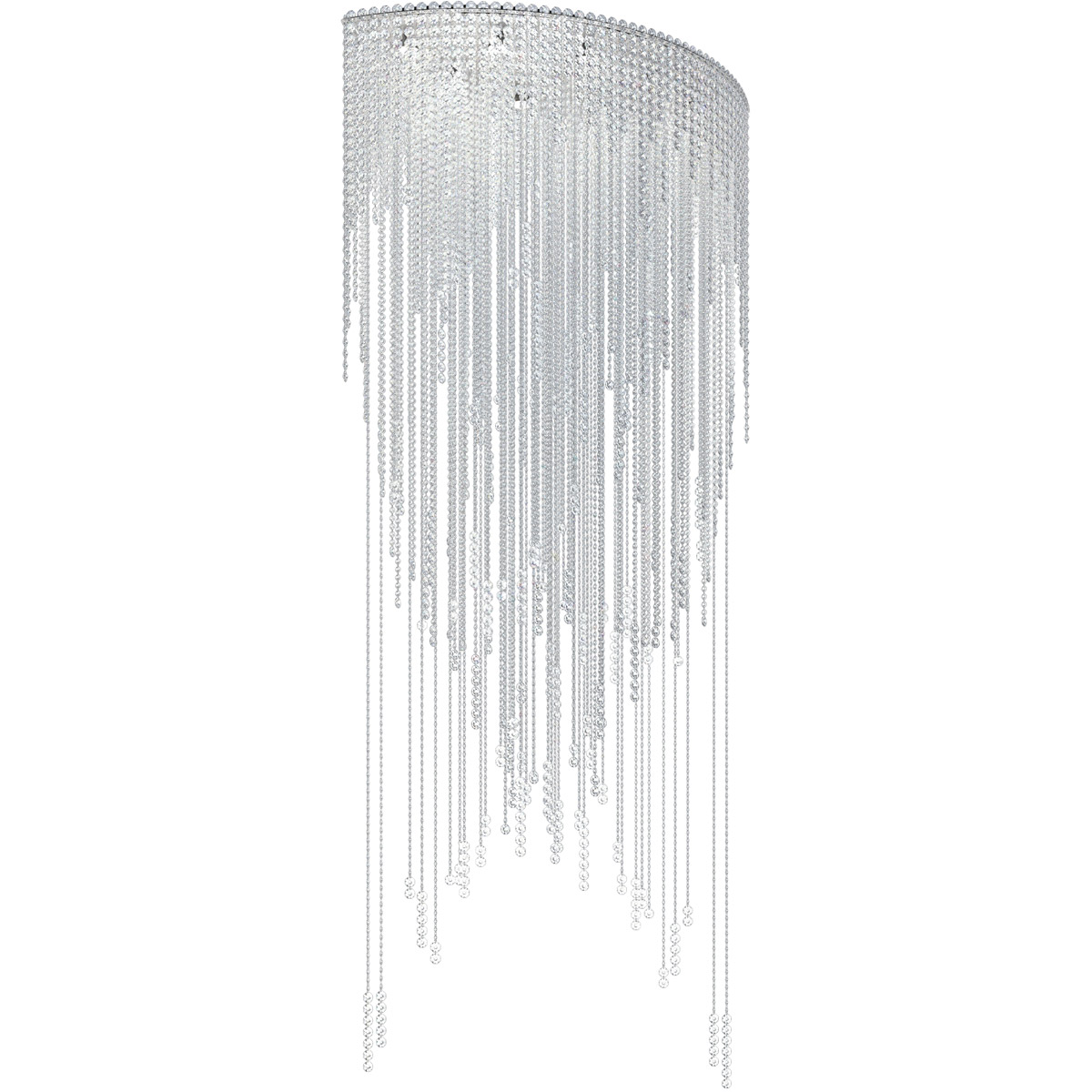 Schonbek CH4813N-401O Chantant 8 Light 22 inch Polished Stainless Steel Pendant Ceiling Light in Optic, Strand