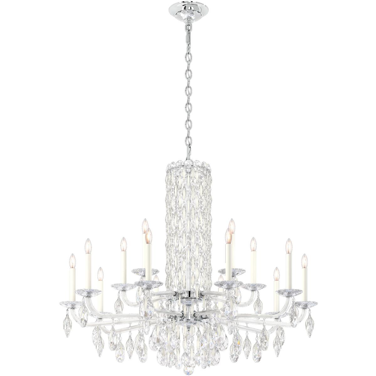 Schonbek RS83151N-06H Siena 15 Light 41 inch White Chandelier Ceiling Light in Heritage, No Spikes