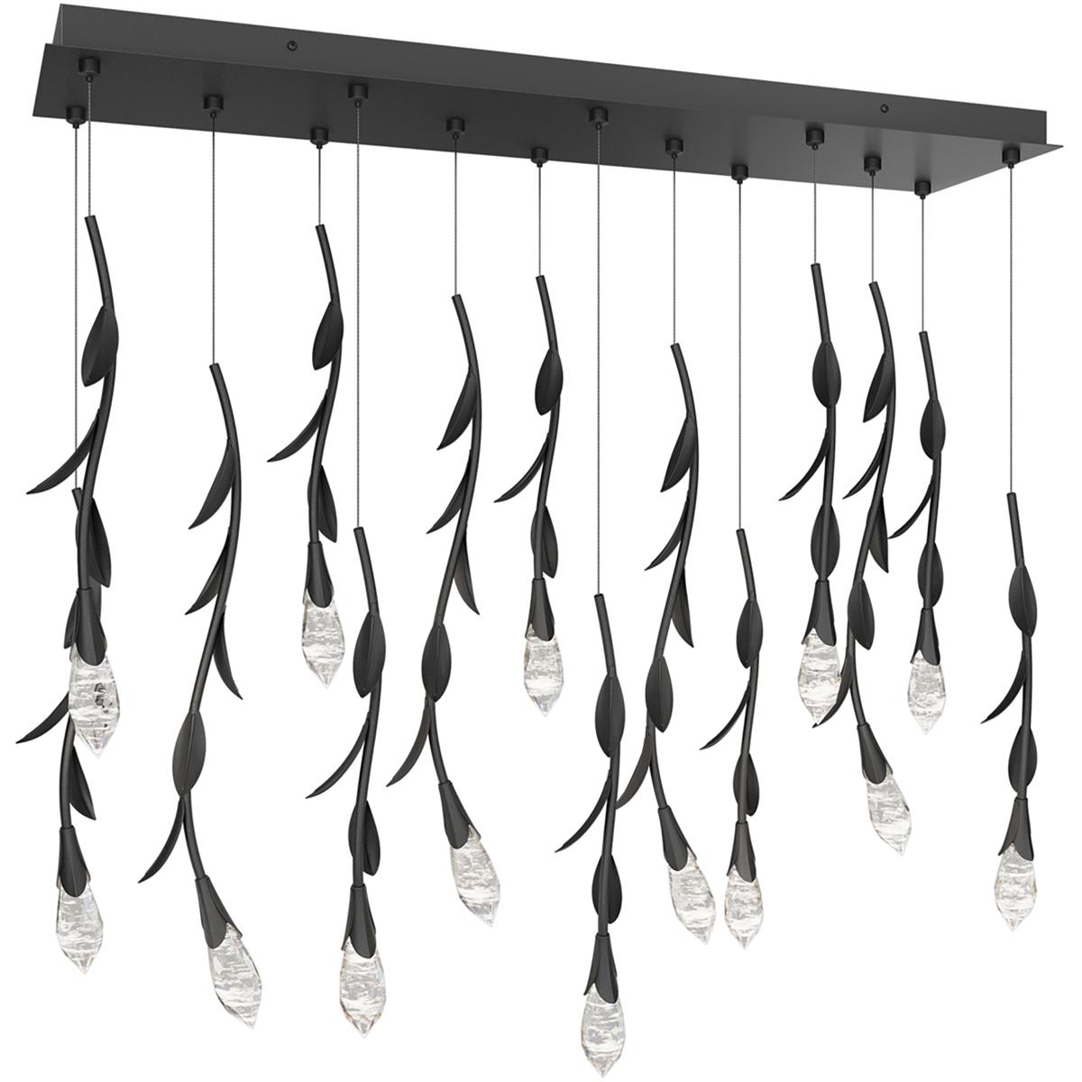 Schonbek S2414L-47OH Signature Secret Garden LED 9.5 inch Antique Pewter Multi-Light Pendant Ceiling Light