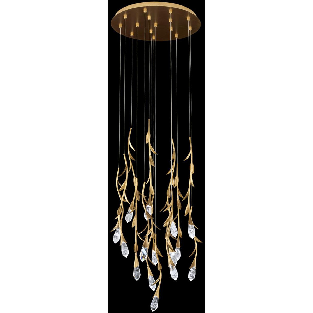 Schonbek S2415-26OH Signature Secret Garden LED 23 inch French Gold Multi-Light Pendant Ceiling Light